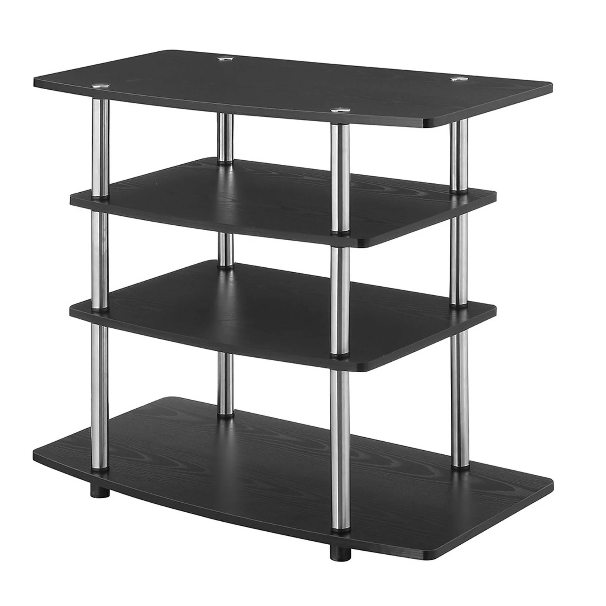 Convenience Concepts Designs2Go No Tools 4 Tier Highboy TV Stand
