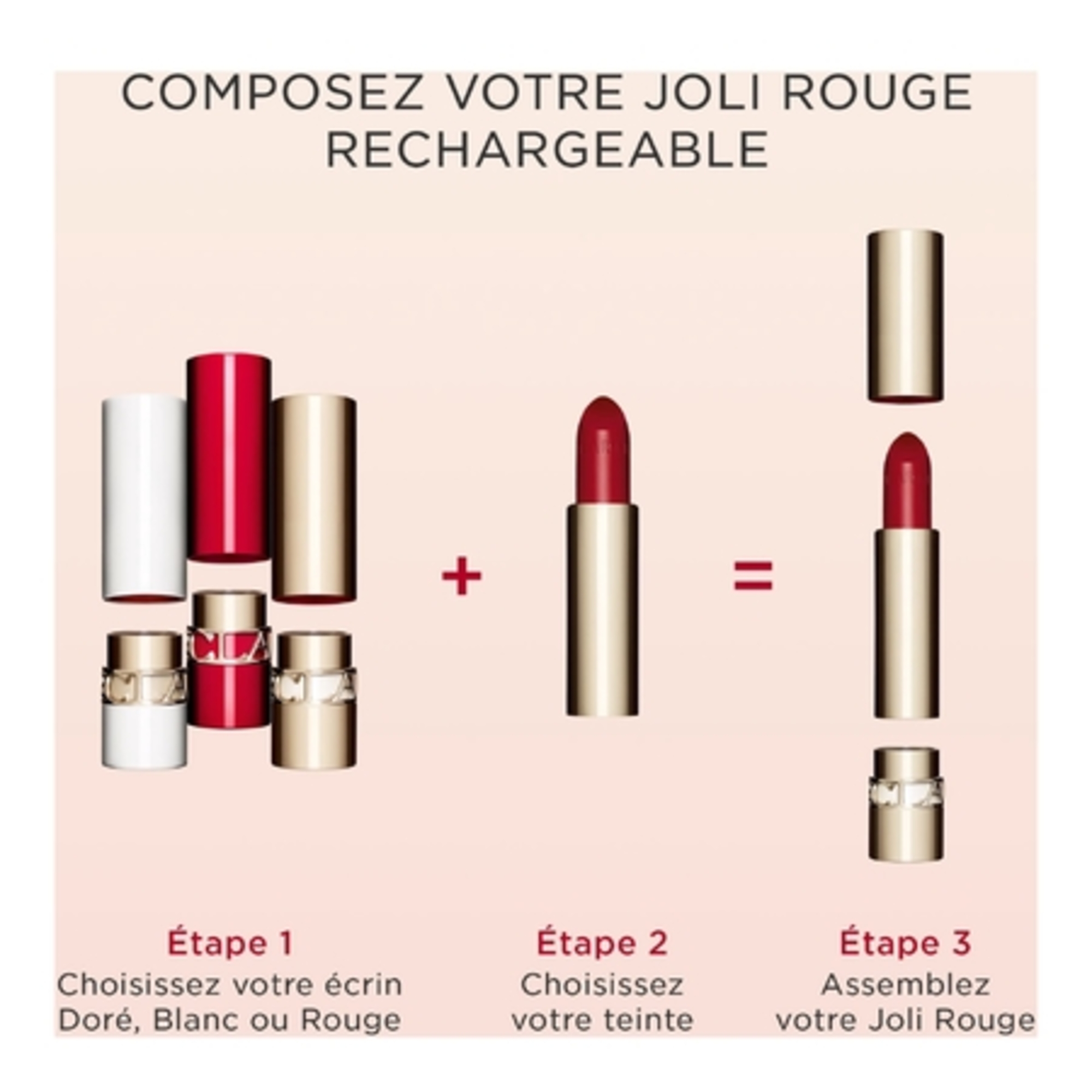 JOLI ROUGEÉcrin à rouge à lèvres rechargeable