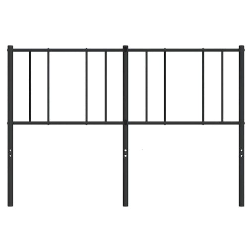 NNEVL Metal Headboard Black 152 cm