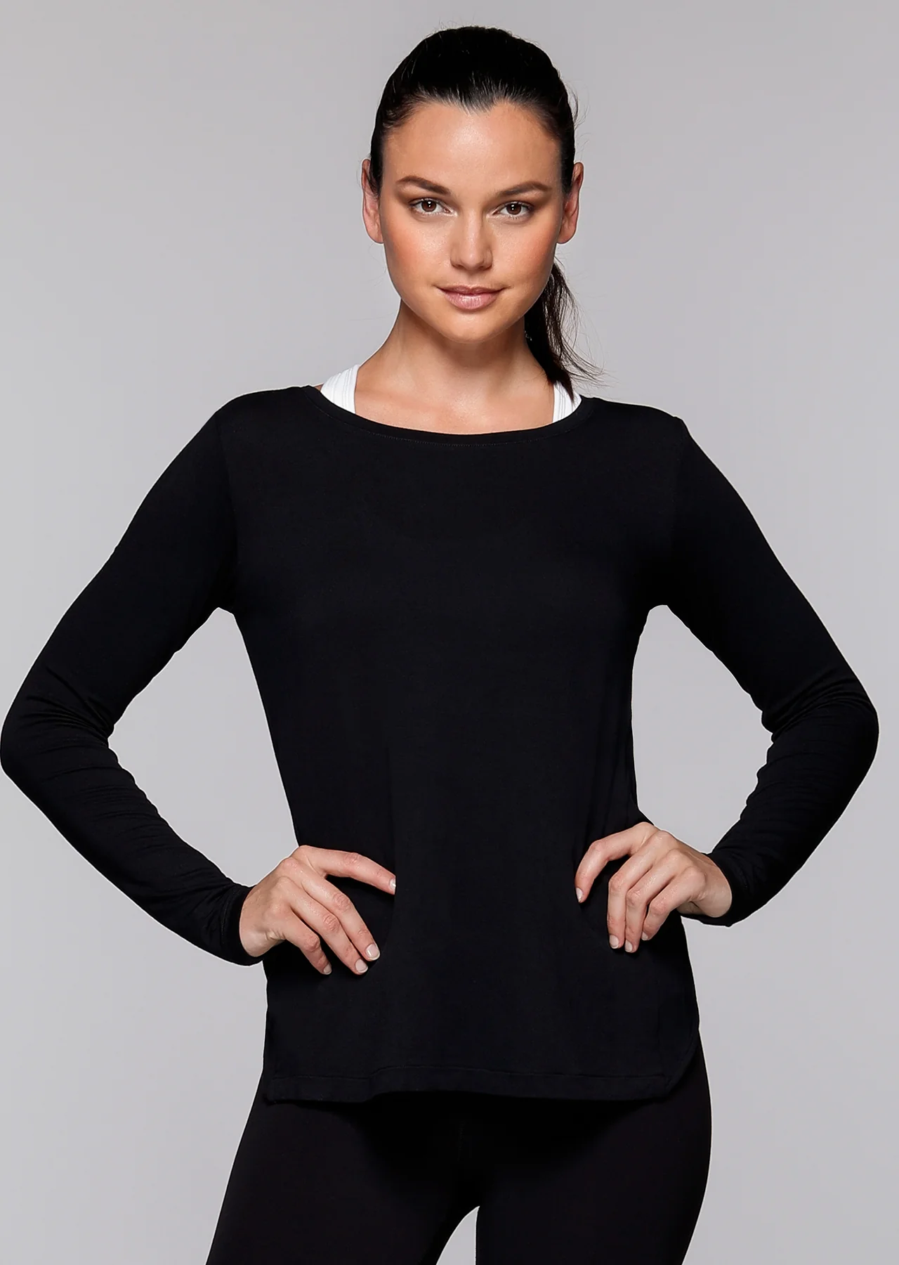 Cross L/Slv Top