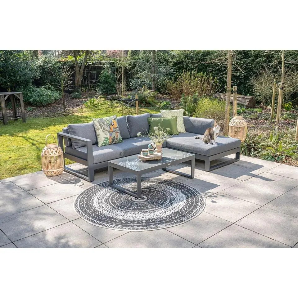 Garden Impressions Esmee loungeset links carbon black mystic grey