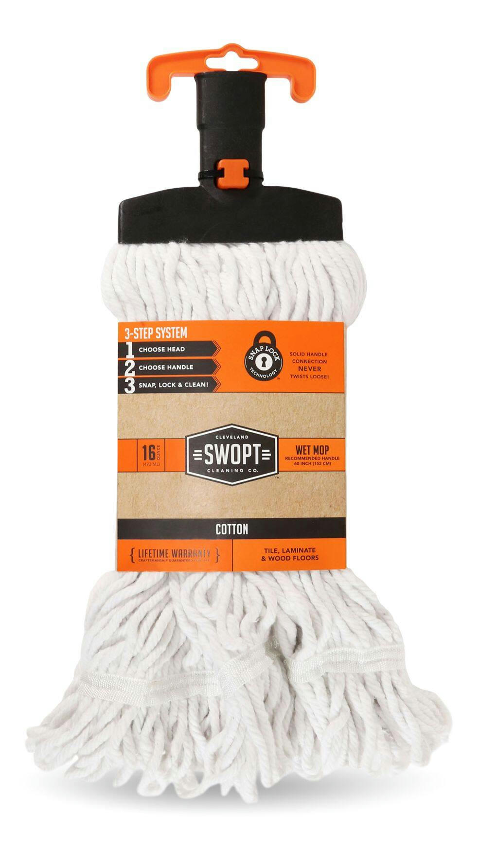 Swopt Multi-Surface Reusable Cotton Wet Mop Head
