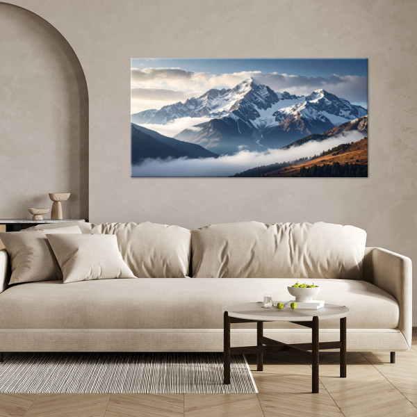 Obraz do salonu sypialni biura, Góry zima krajobraz natura 80x40