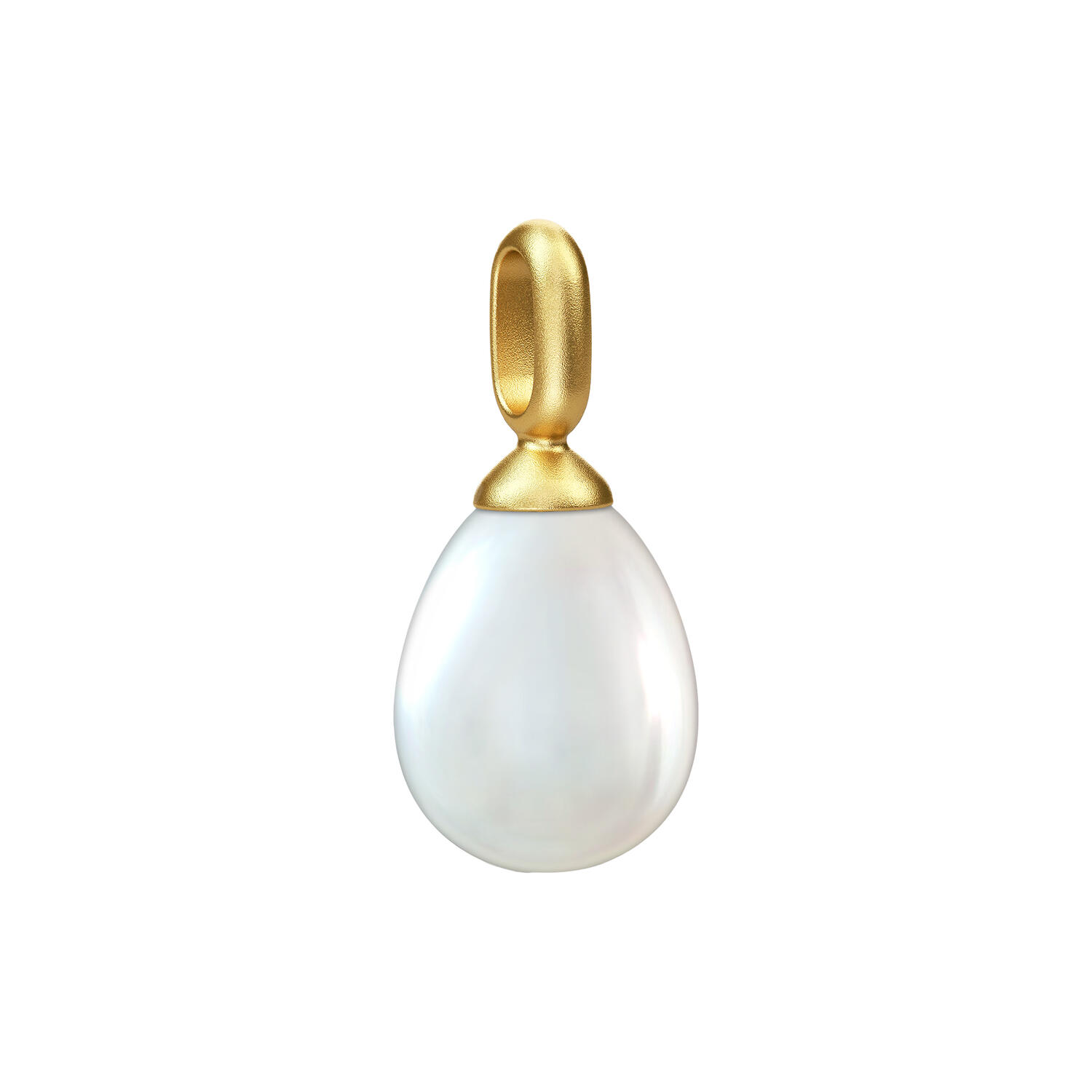 Afrodite Pendant, gold/white pearl