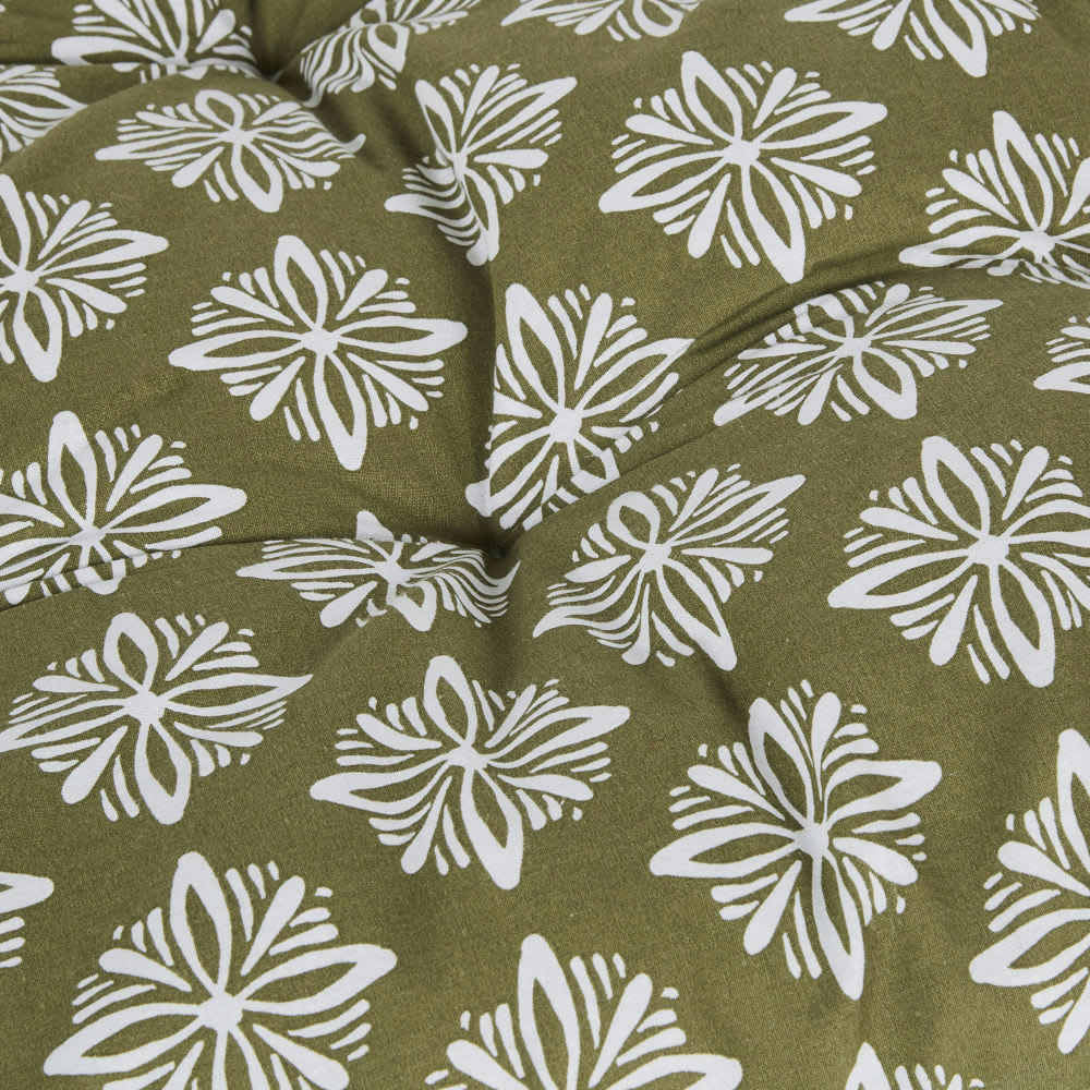 MARGARISE - Surmatelas vert kaki 120x80