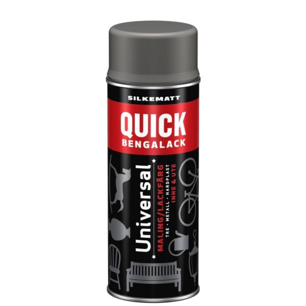 SPRAYMALING QUICK BENGALACK UNIVERSAL PANTER SILKEMATT 400ML