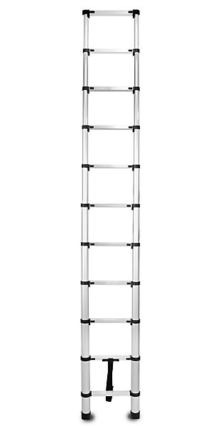 échelle télescopique DRABEST en aluminium 11 échelons 3,2 m 1 pièce