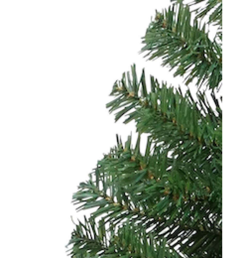 KUNSTIG JULETRE INKL. PLASTFOT 210 CM GRØNN