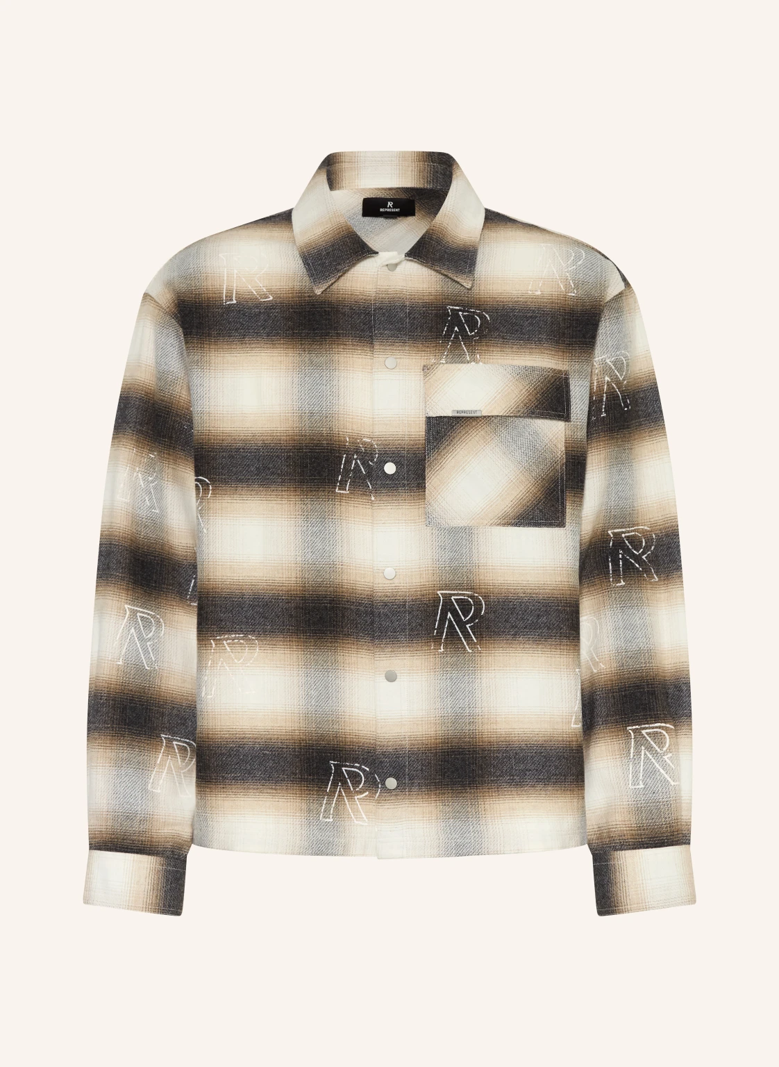 REPRESENT Flanellhemd Comfort Fit