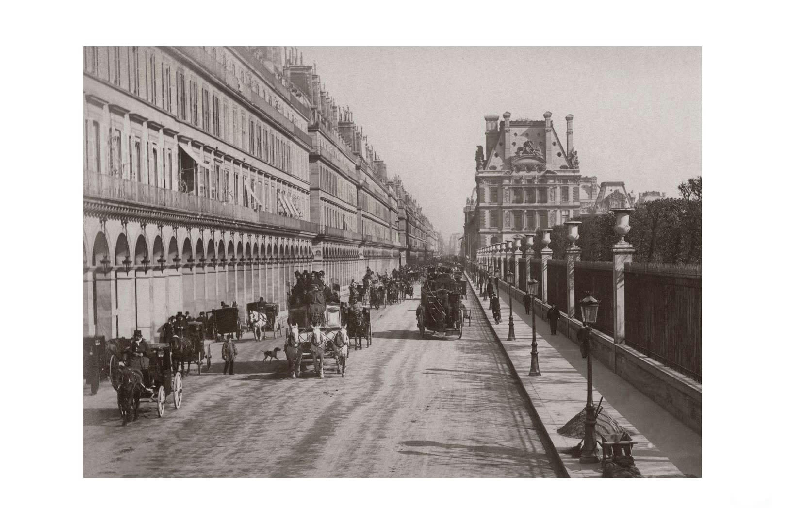 VILLES - Photo ancienne noir et blanc Paris n°14 alu 30x45cm