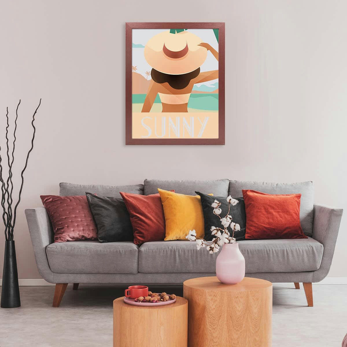 TUTTI FRUTTI - Cadre photo Tutti Frutti Terracotta 60x80 cm bois reconstitué fsc