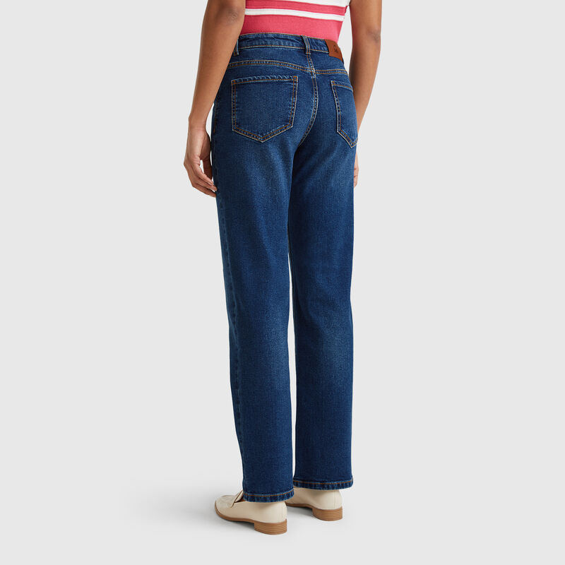 Straight leg jeans