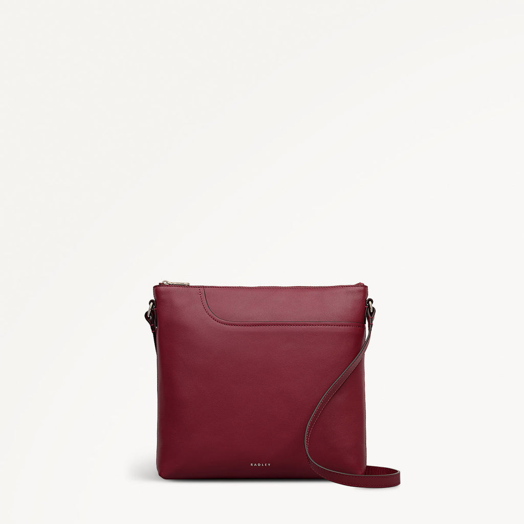 Pockets - Large Ziptop North-South Cross Body Bag
