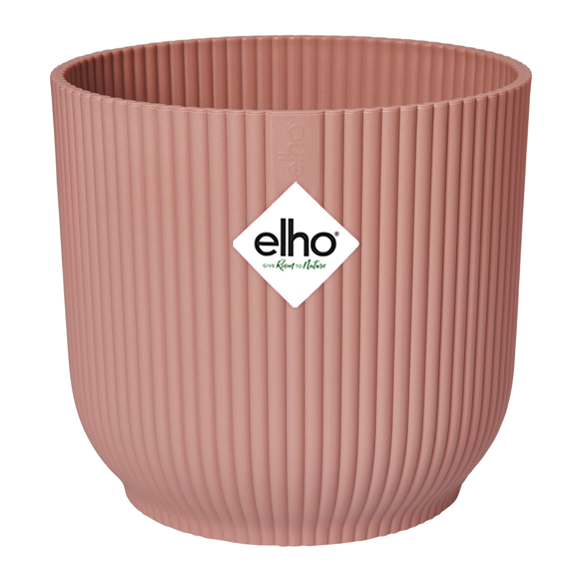 Elho Vibes Fold Rond - Roze - Ø 47 x H 44 cm - Binnen - 100% gerecycle