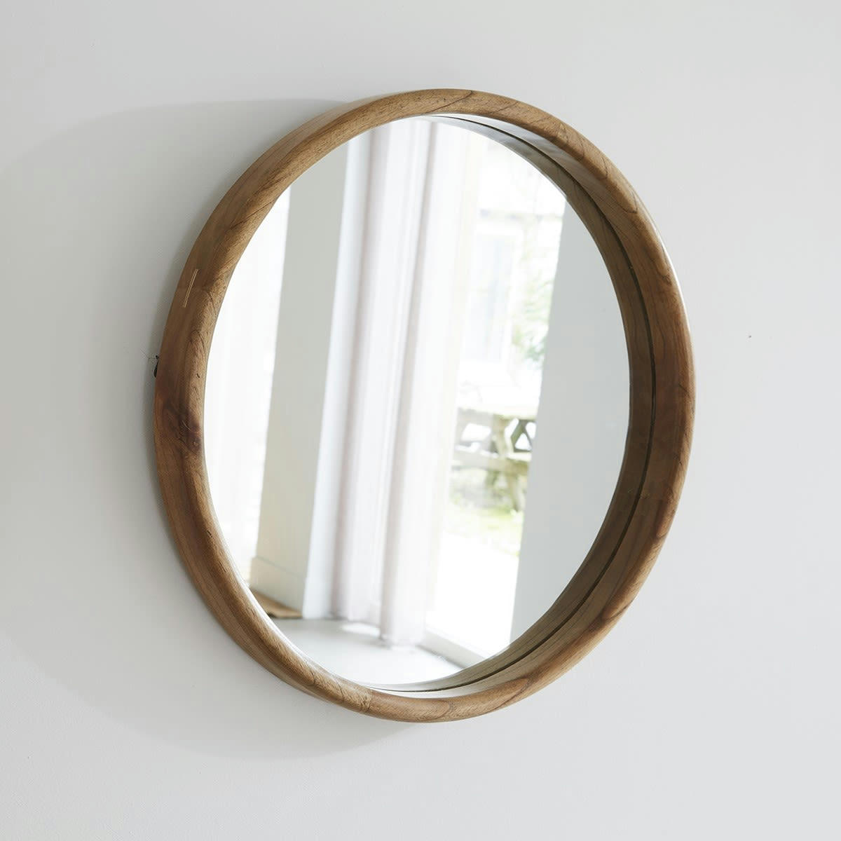 HANA - Miroir en mindi massif rond 50 cm