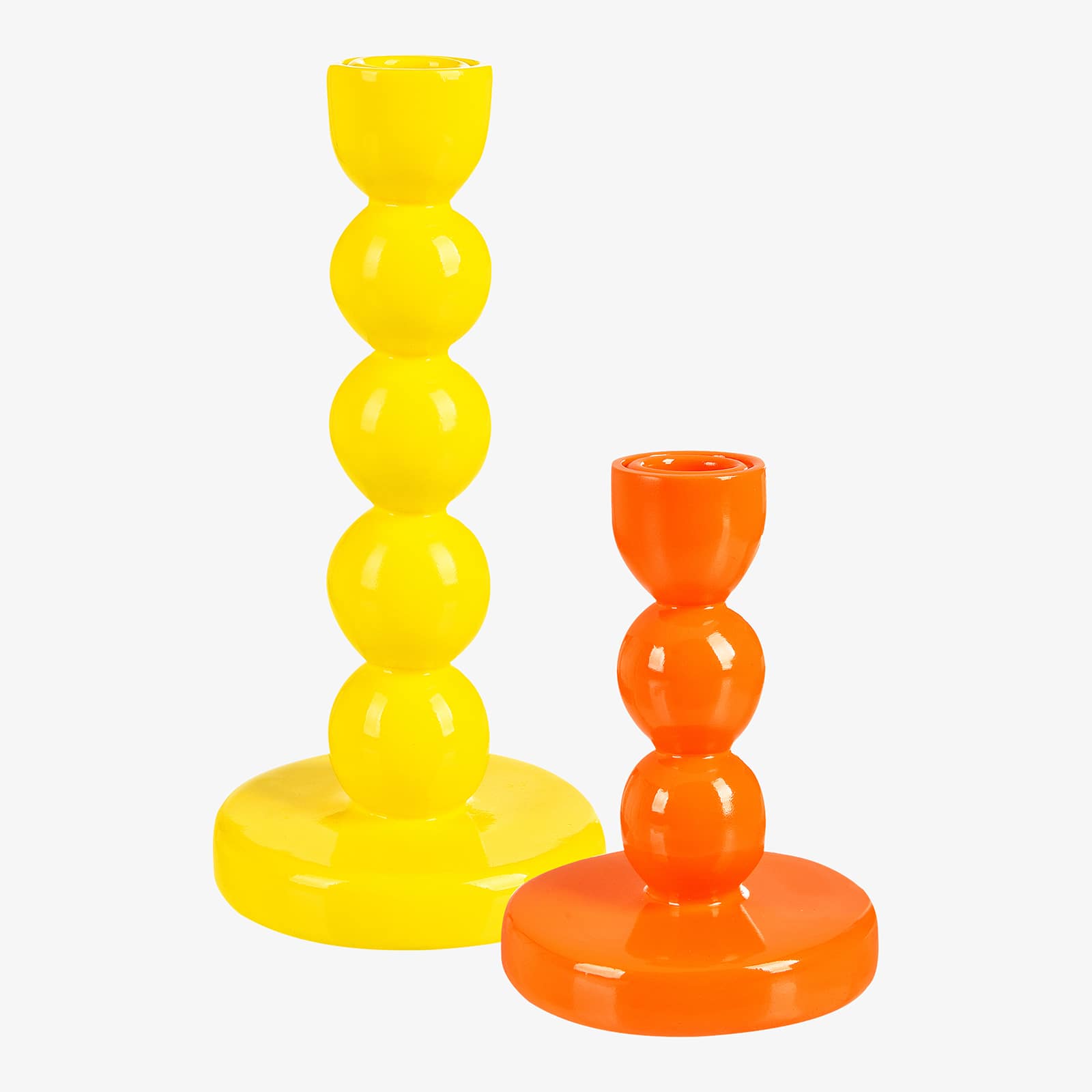 Stabkerzenhalter-Set Bubbles Bunt, 2 -tlg.