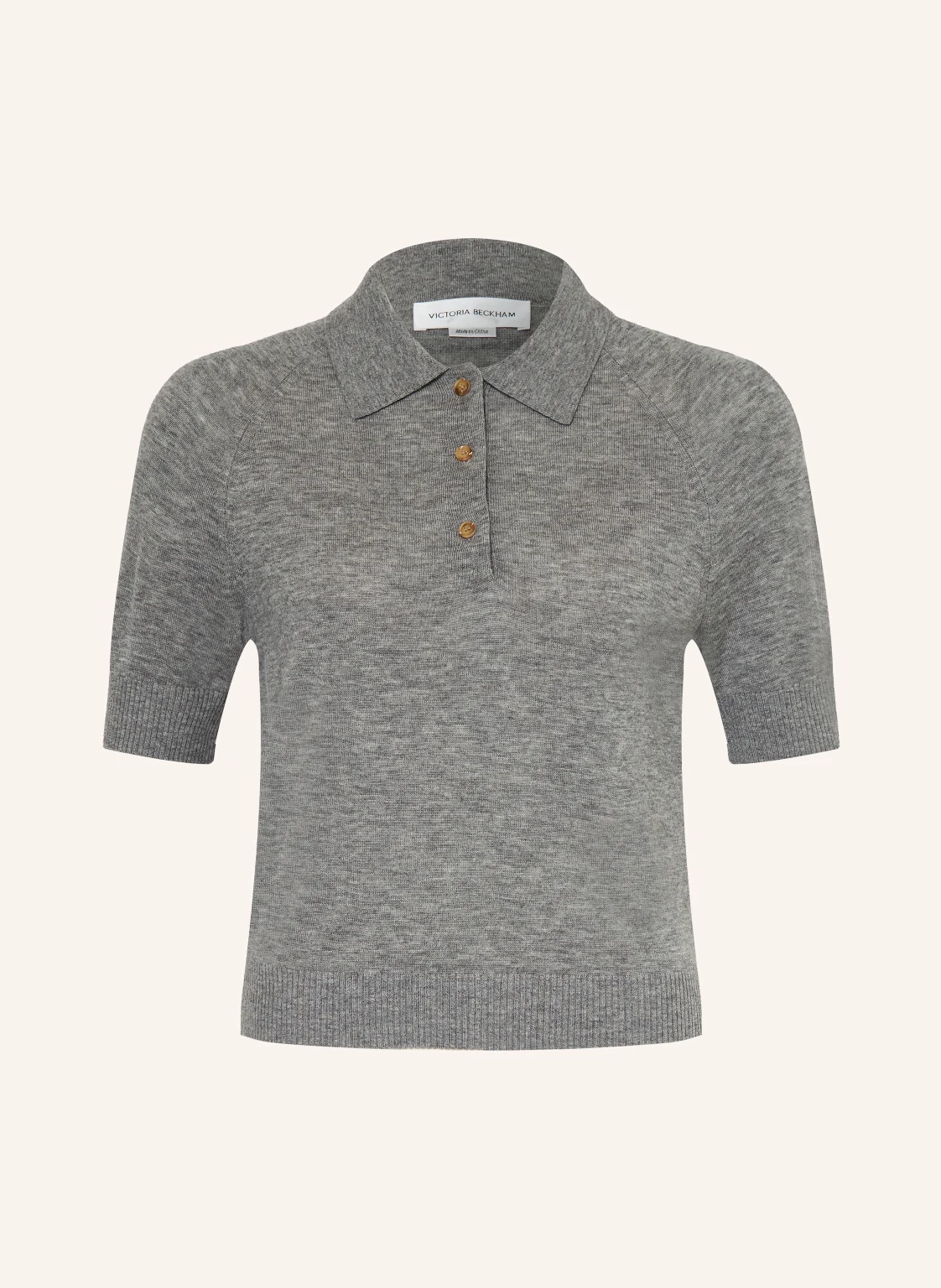 VICTORIA BECKHAM Strick-Poloshirt