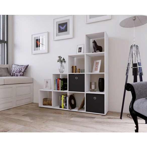 Regal »Napoli«, BxHxL: 29 x 138,5 x 142,5 cm, Holzwerkstoff