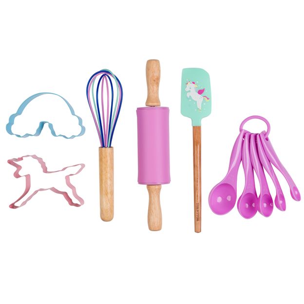 KIT PARA CONFEITAR 10 PEÇAS SILIFORM UNICÓRNIO