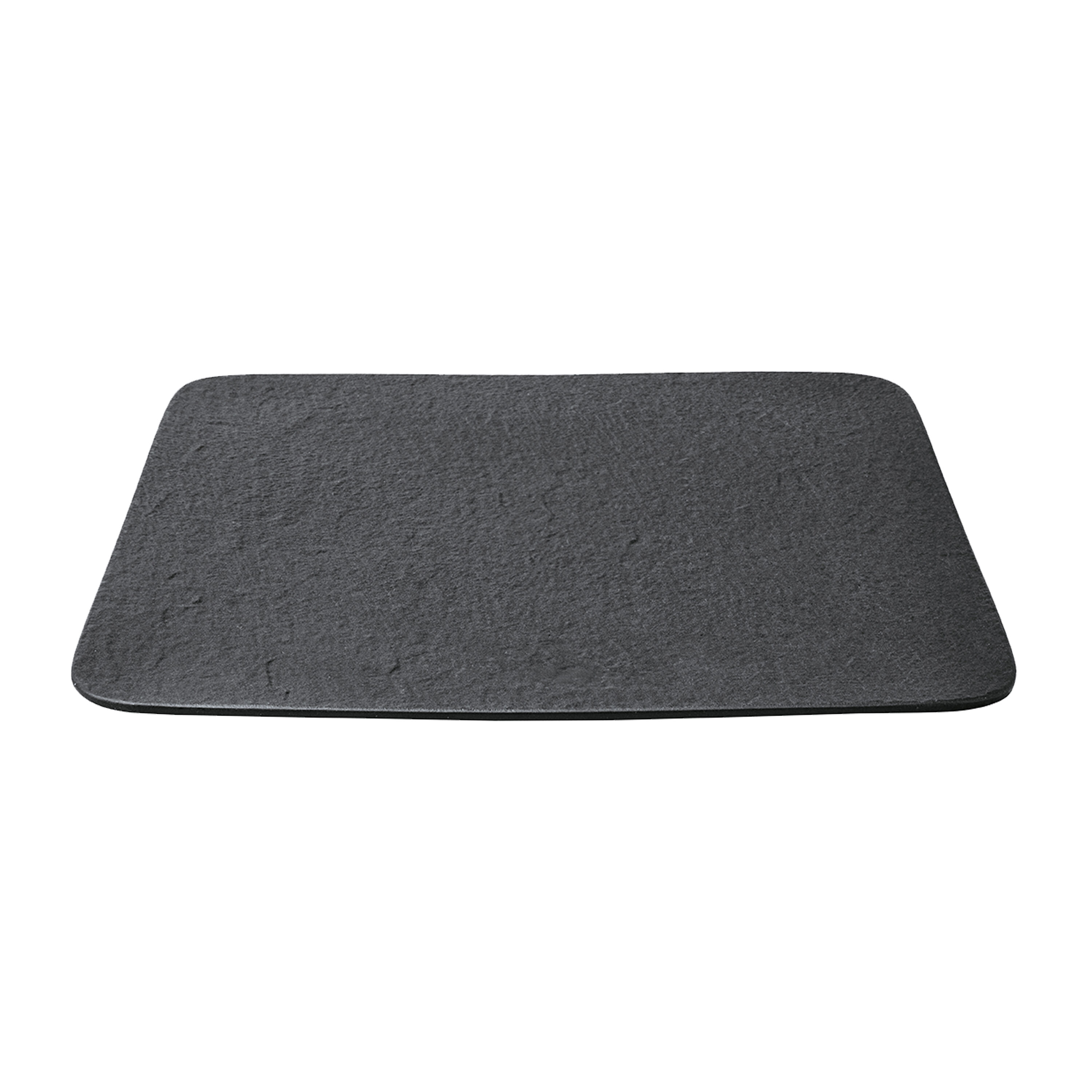 Manufacture Serving/ Under Plate - Black, 12.7'' x 12.7'', Premium Porcelain