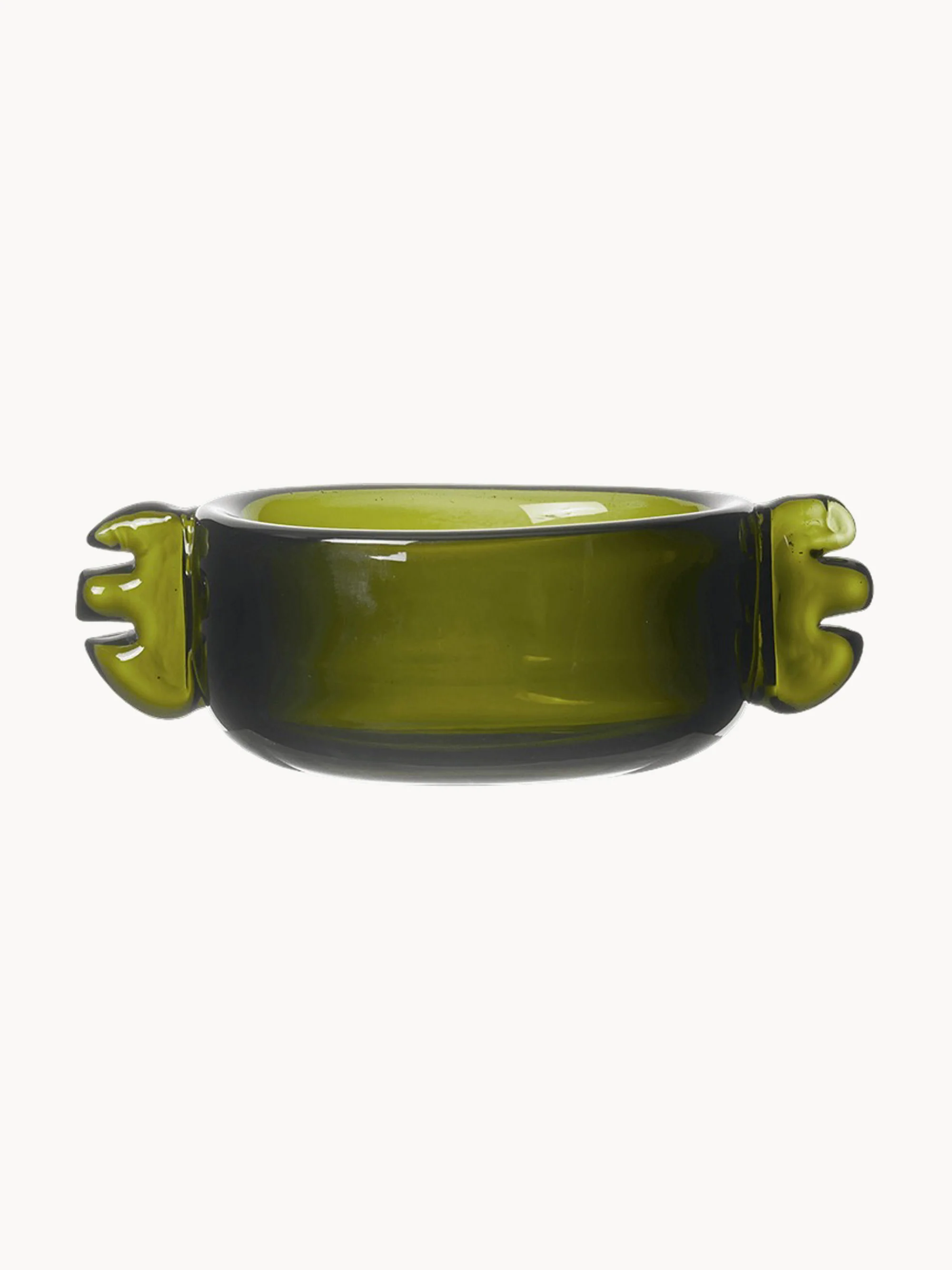 Mundgeblasene Deko-Schale Alas, B 23 cm