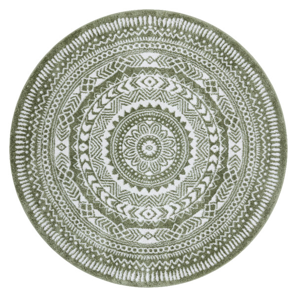 Dywan FUN Napkin serweta - zielony koło 140 cm