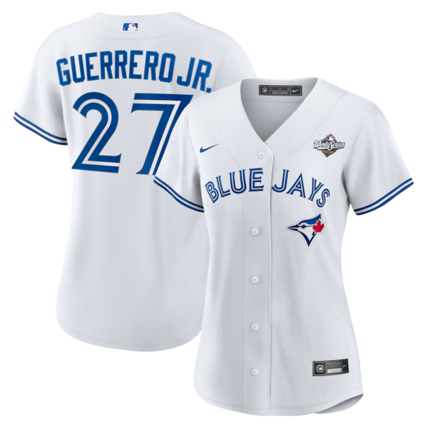 Vladimir Guerrero Jr. Toronto Blue Jays Nike Women's 2025 World Series Home Replica Player Jersey - White