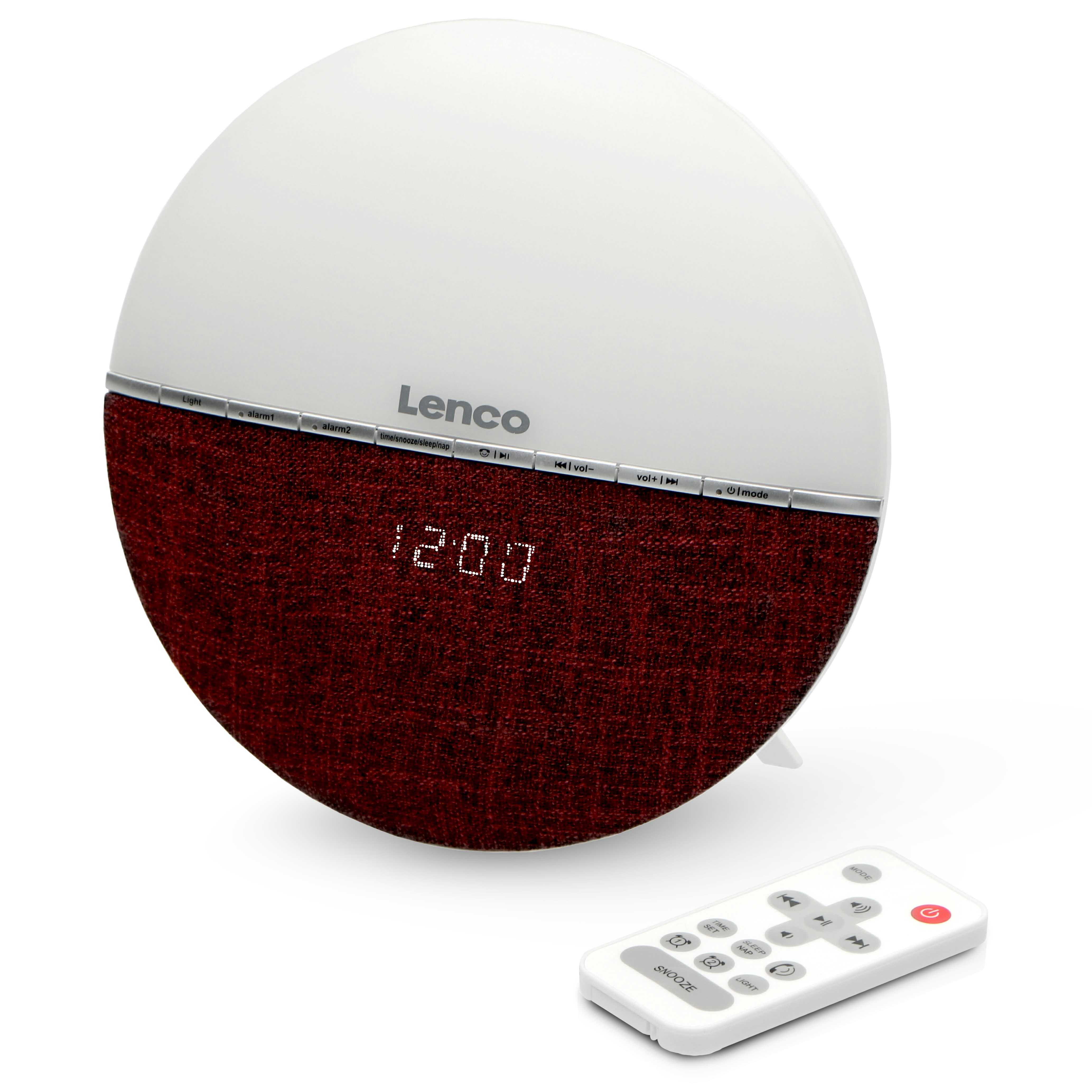 - Radio-réveil simulateur d'aube rouge
