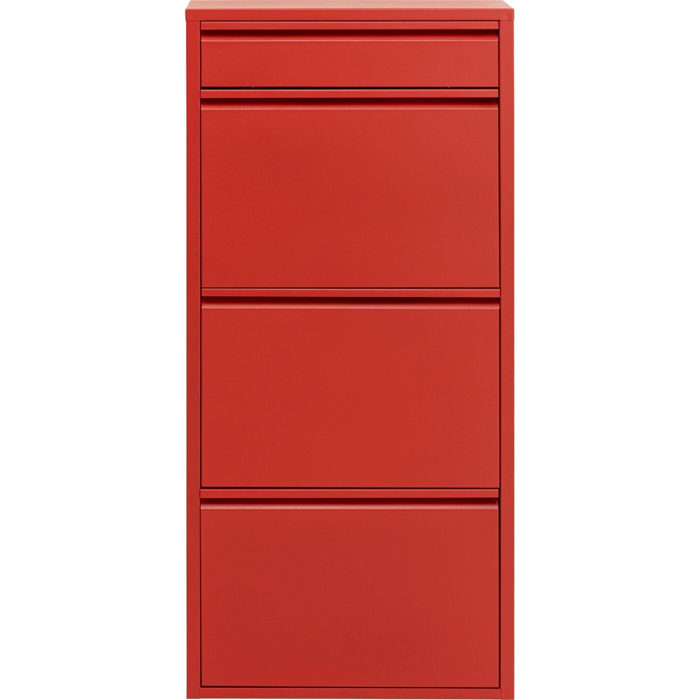 Kare Design Schoenenkast Caruso rood 3 1 laden