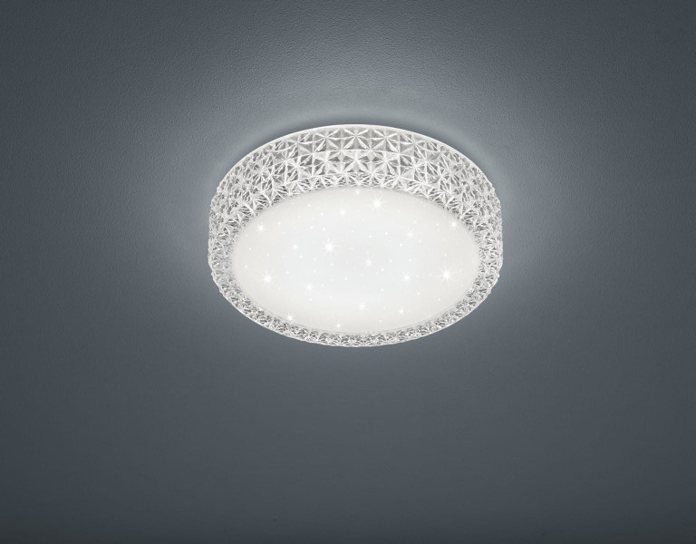 Plafon PEGASUSokrągły biały LED 1x12W 28,6cm 1100lm IP20 RL