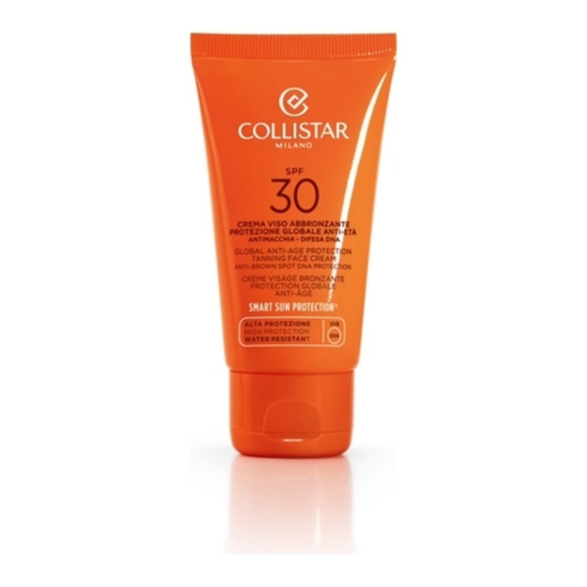 SOLAIRESCrème visage bronzante protection globale anti-âge SPF30 anti-taches