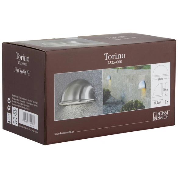 Wandleuchte »Torino«, 25 W, dimmbar