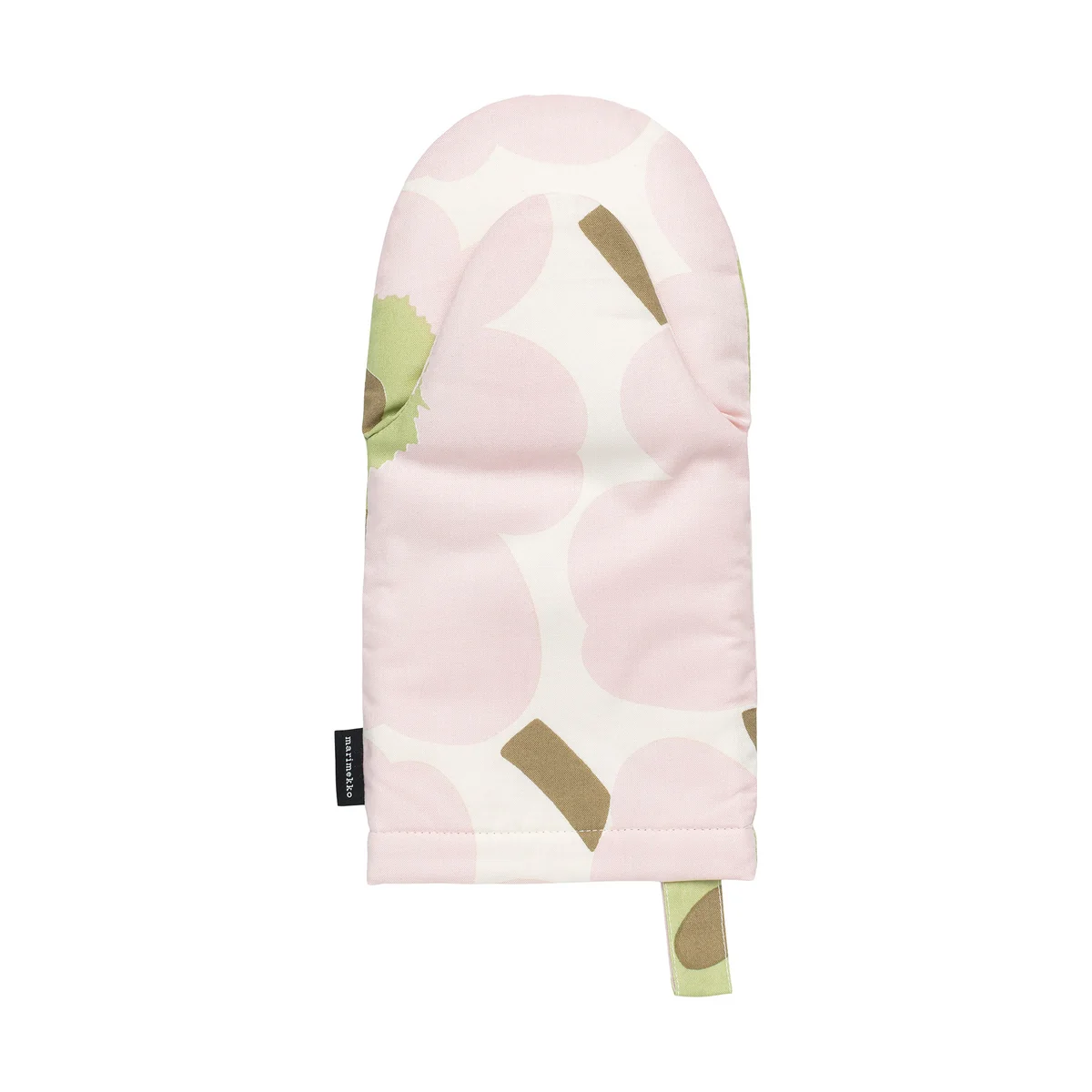 Marimekko - Pieni Unikko Ofenhandschuh, off white / pink, / pear / sand