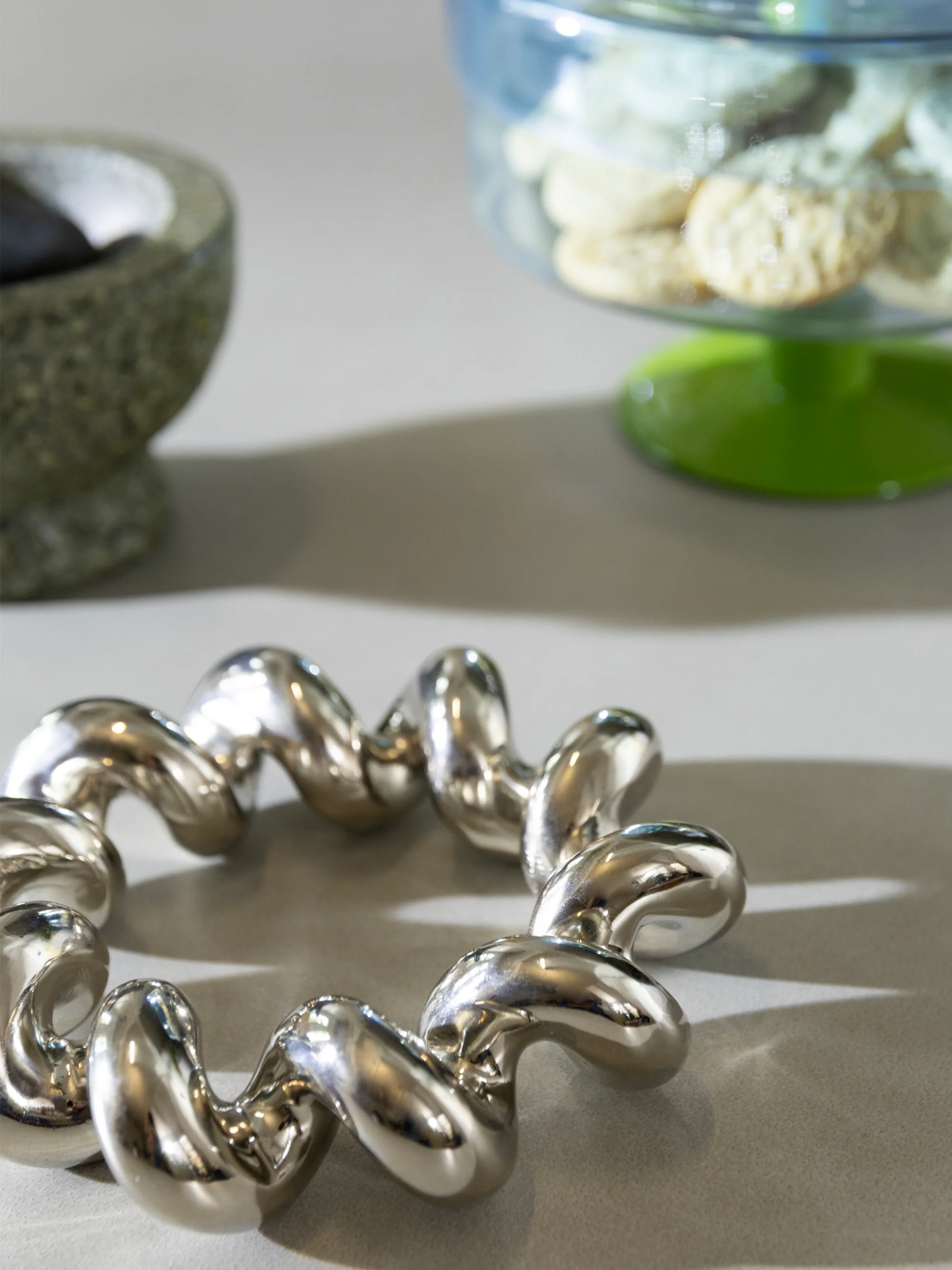 Handgefertigter Topfuntersetzer Twist
