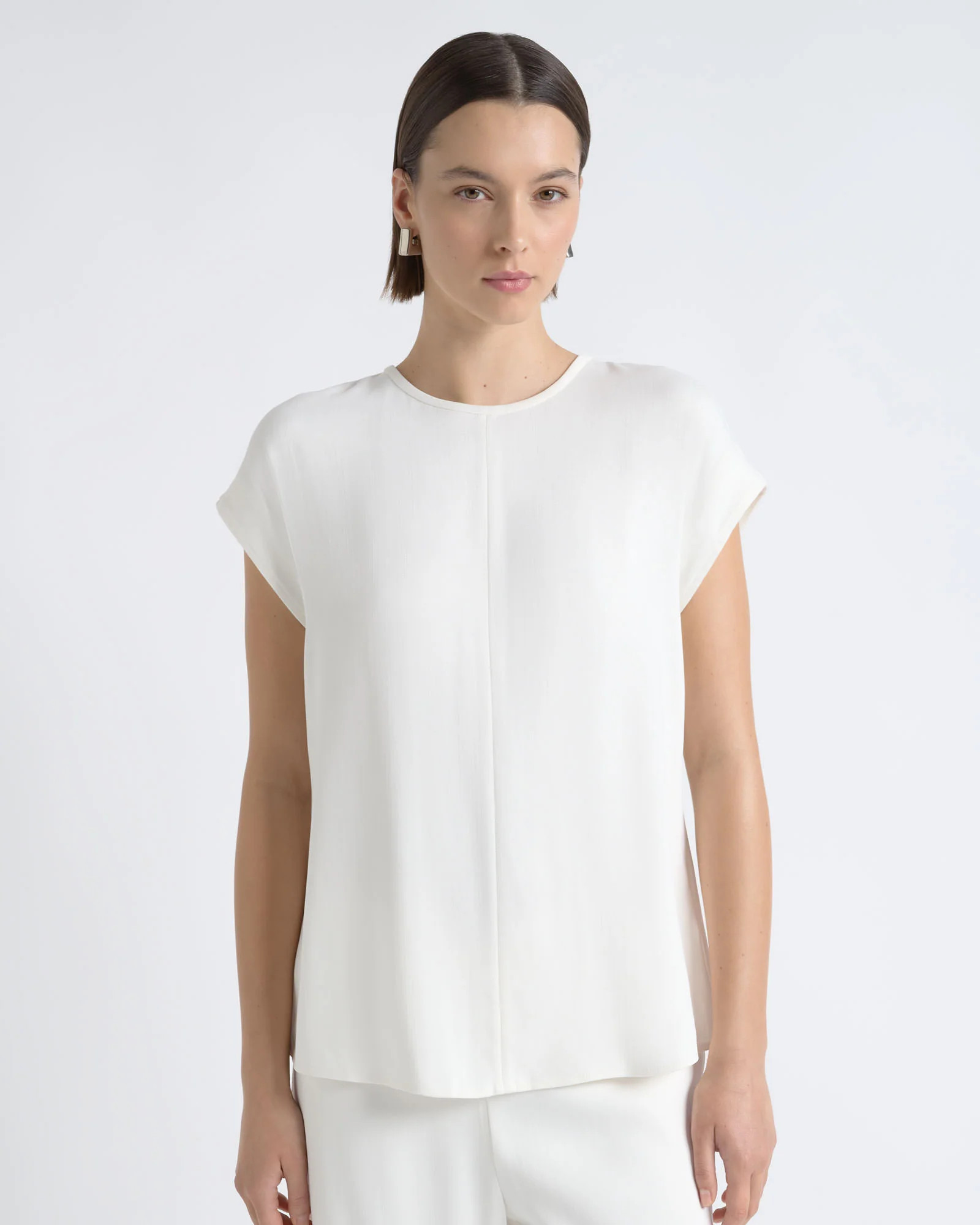 Soft Sleeve Shell Top