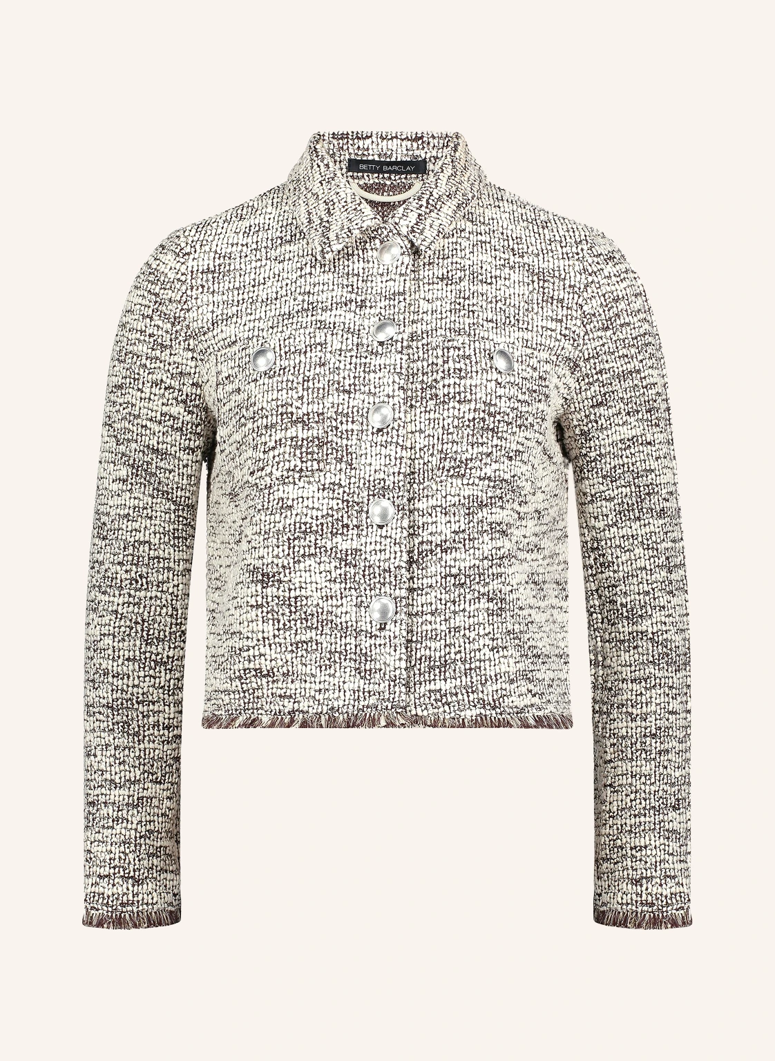 Betty Barclay Bouclé-Jacke mit Glitzergarn