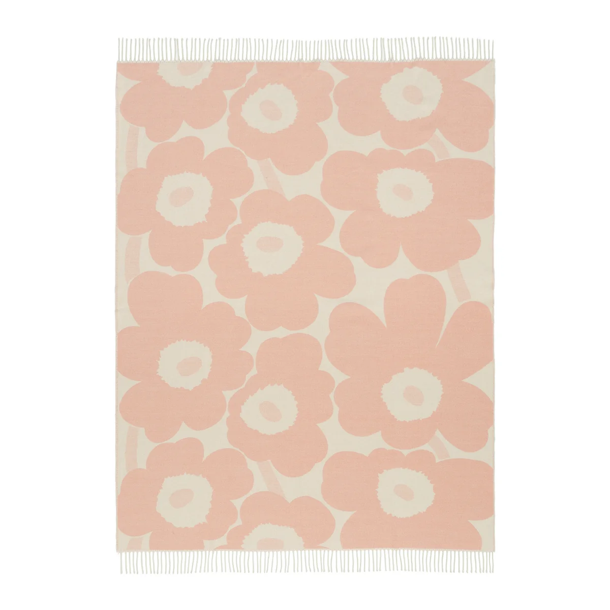 Marimekko - Unikko Wolldecke, 130 x 180 cm, pink