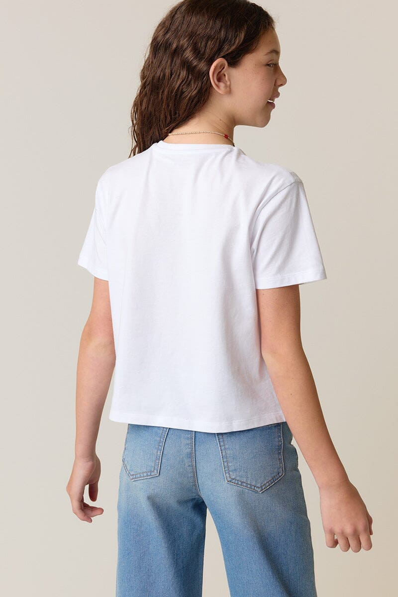 Hello Franki Frenchie Fry Graphic Tee for girls