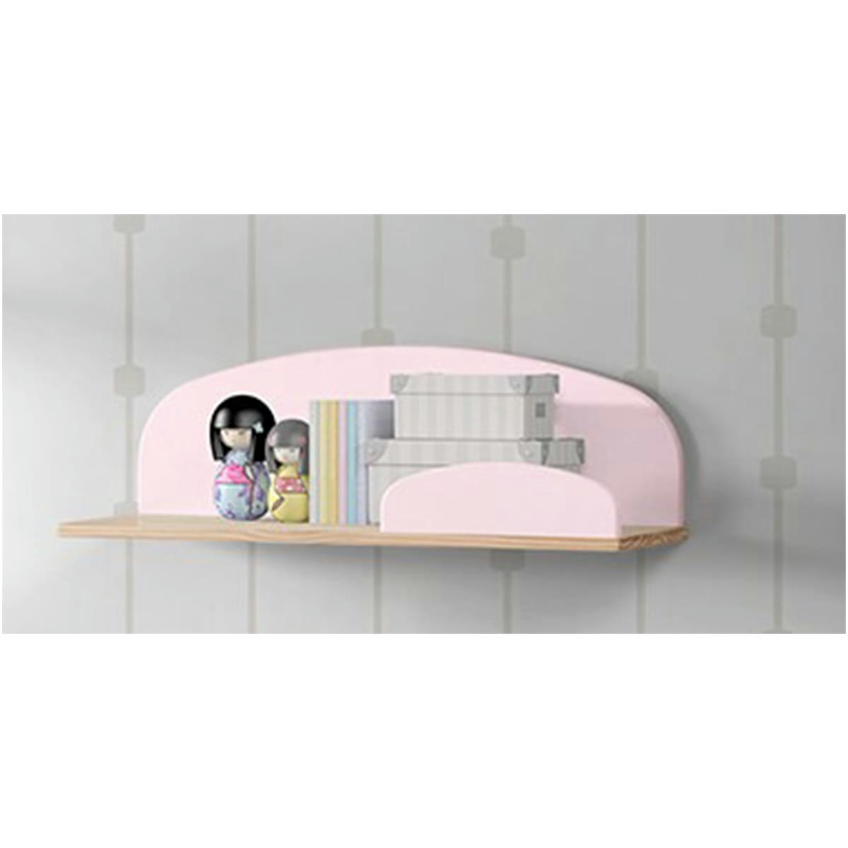 KIDDY - Étagère murale 65 cm vieux rose