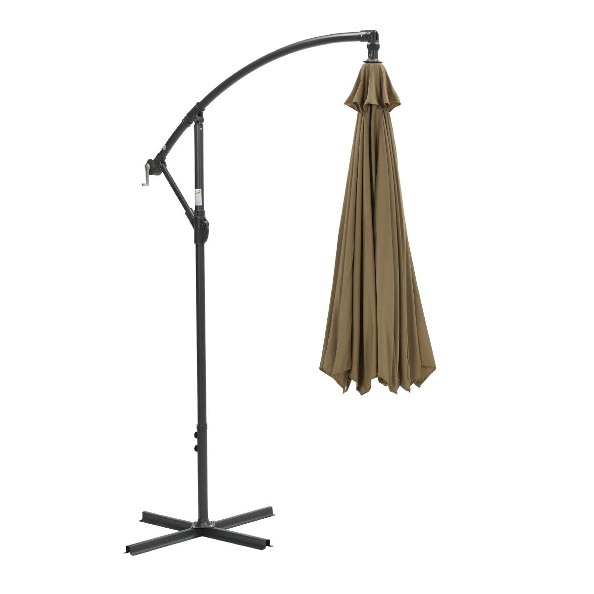 Garden Impressions zweefparasol Athene taupe kleurig - Ø300 cm
