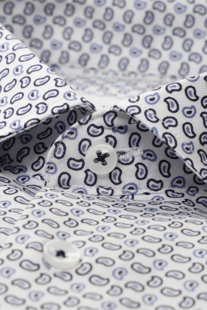 ETERNA Slim Fit Hemd mittelblau, Bedruckt