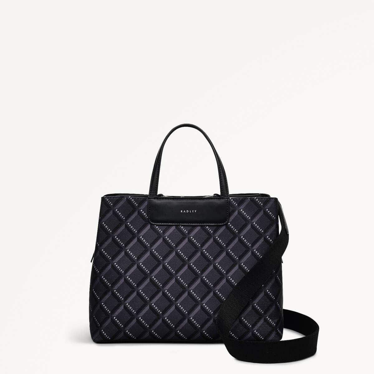 Southwell Gardens - Radley Geo Medium Ziptop Grab Bag - RHD13703