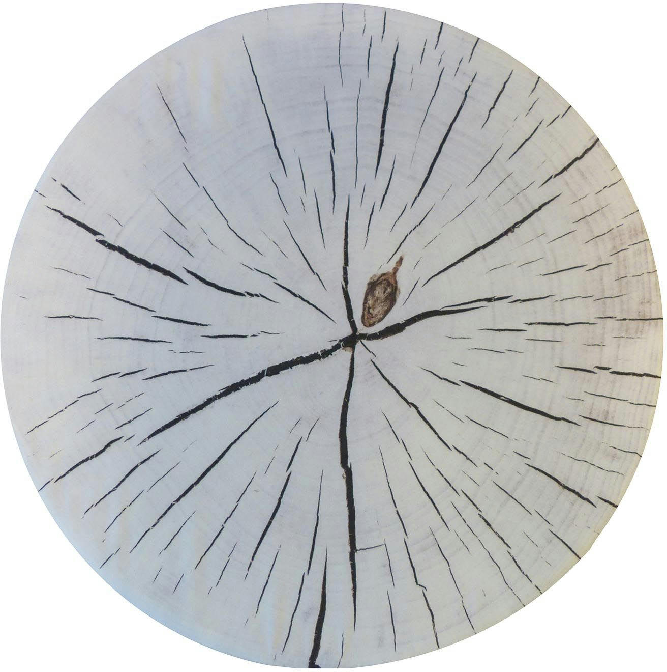 - Pouf imitation rondin de bouleau