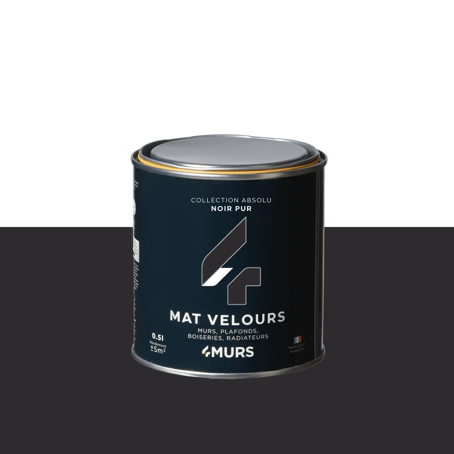 Absolu Peinture Finition Peinture noir Mat 0,5 L