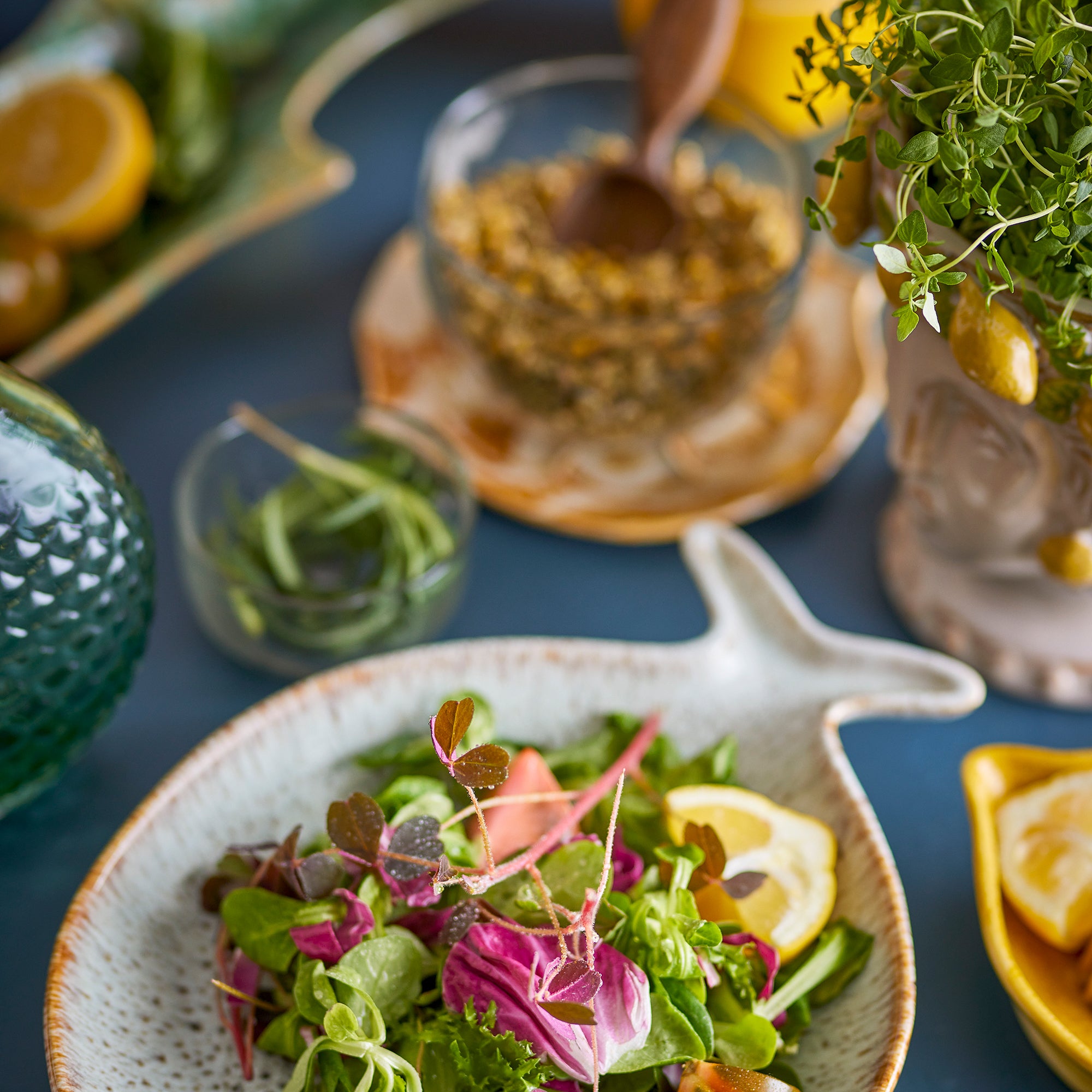 Bloomingville Fleur Serveerschaal