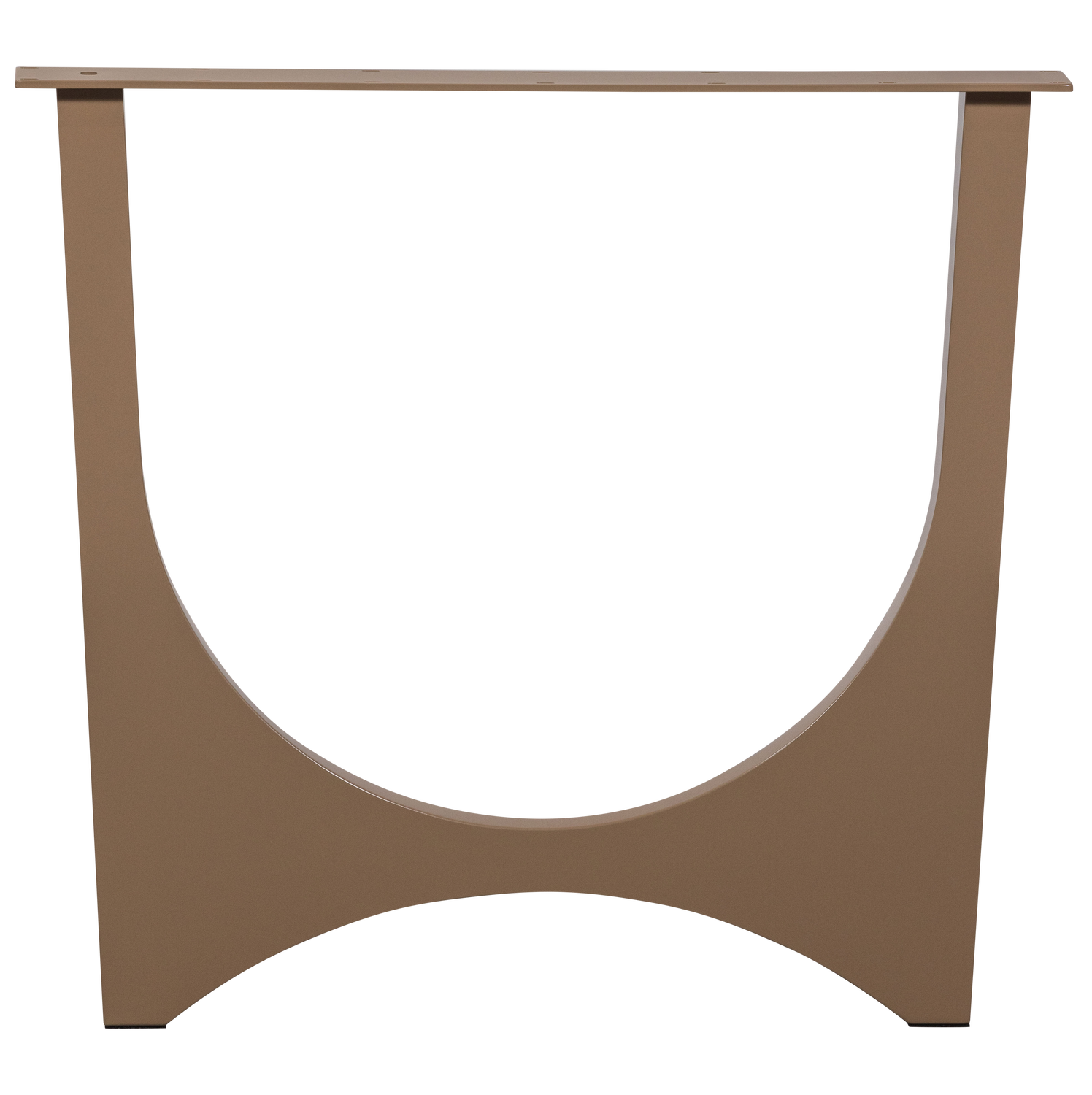 WOOOD design tafelpoot Zaandam - Metaal - Zand - 1 stuks - 72x79x10
