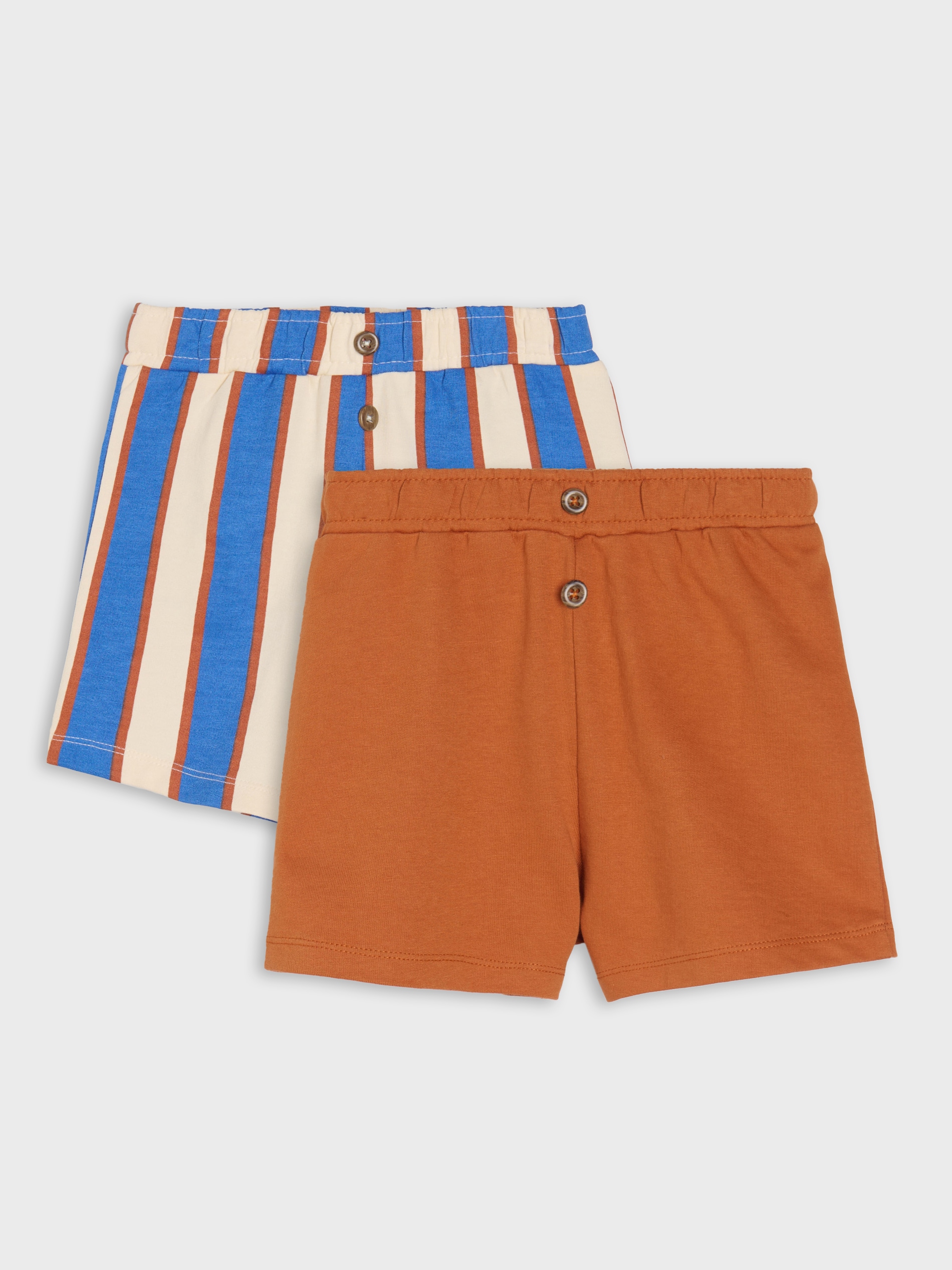 Szorty z ozdobnymi guzikami 2 pack