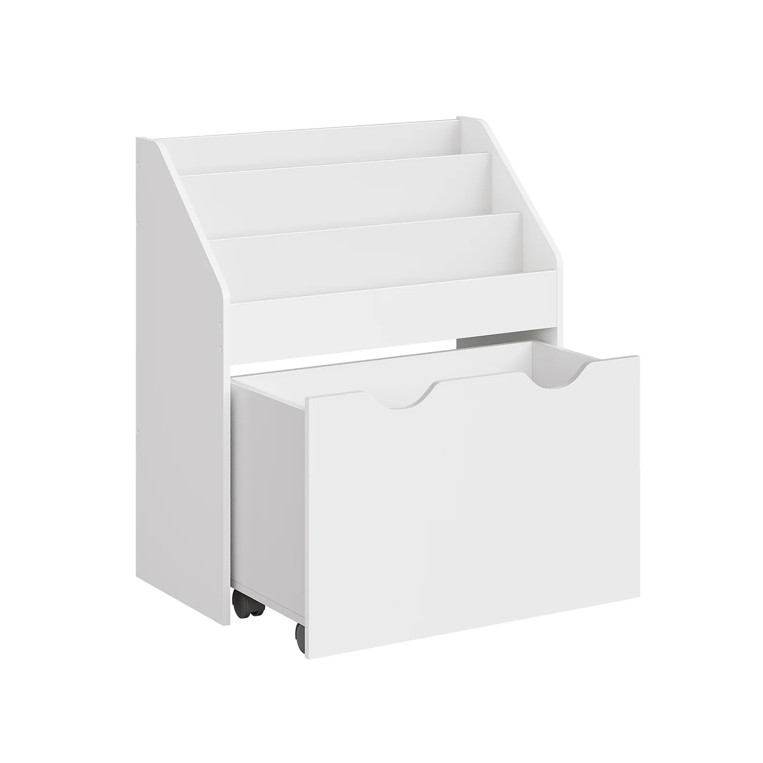 Étagère pour jouets 3 compartiments 1 boîte