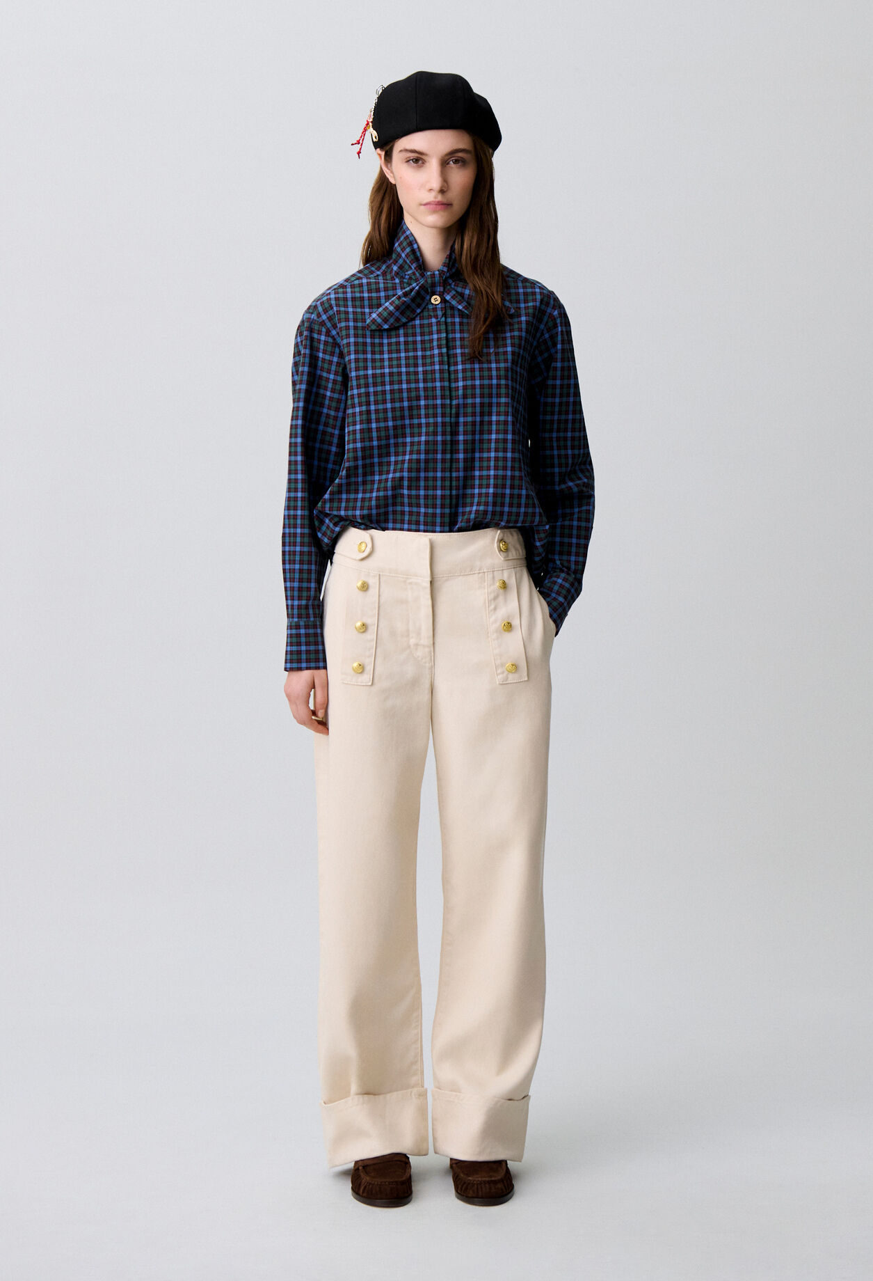Jean large denim clair