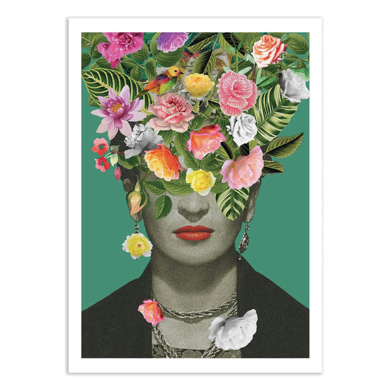 1X - FLORAL FRIDA - FRIDA FLORAL STUDIO - Affiche d'art 30 x 40 cm